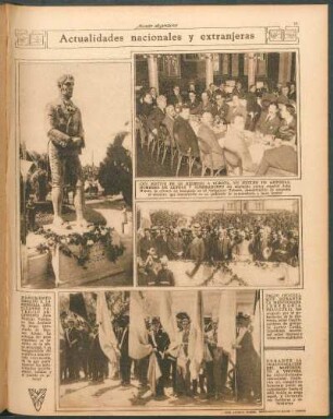 Actualidades nacionales y extranjeras [Fotografías]