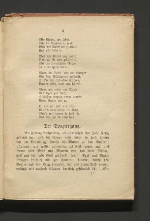 Der Spaziergang.