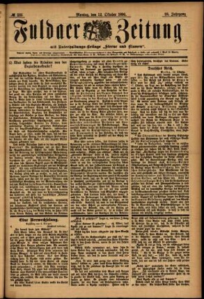 Ausgabe vom Montag, den 12. Oktober 1896.