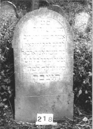 Grabstein 218