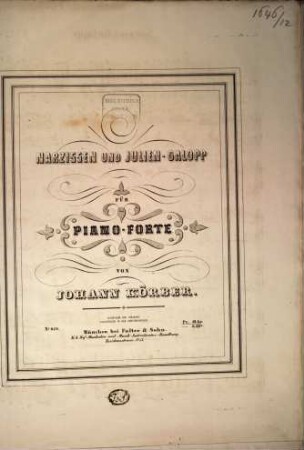 Narzissen und Julien-Galopp : für Piano-Forte