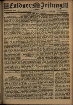 Ausgabe vom Freitag, den 24. Oktober 1902.
