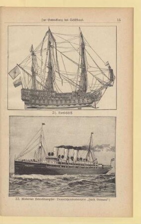 22. Moderner Schnelldampfer: Doppelschraubendampfer "Fürst Bismarck"