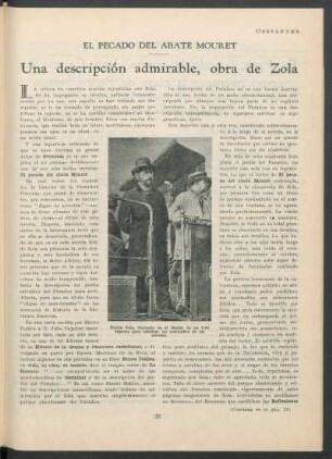 El pecado del abate Mouret - Una descripción admirable, obra de Zola