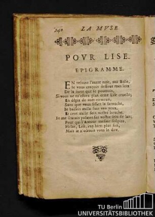 Povr Lise. Epigramme.