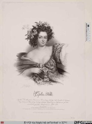 Bildnis Sophie Dorothea, Kurprinzessin von Hannover, geb. Prinzessin von Braunschweig-Lüneburg-Celle