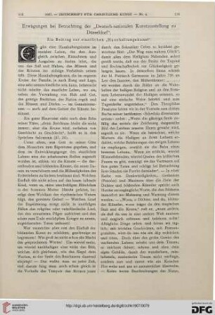 Erwägungen bei Betrachtung der "Deutsch-nationalen Kunstausstellung zu Düsseldorf": Ein Beitrag zur staatlichen "Haushaltungskunst"