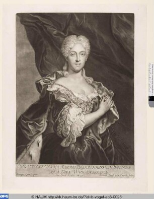 Markgräfin Christiane Charlotte von Brandenburg-Ansbach