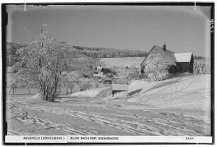 Rehefeld. Blick nach der Grenzbaude