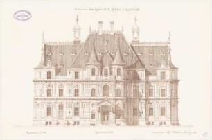 Wohnhaus Dr. A. Richter, Rudolstadt: Rückansicht