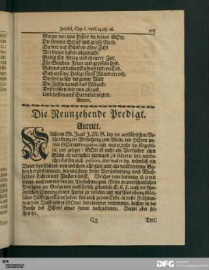 Die Neunzehende Predigt.