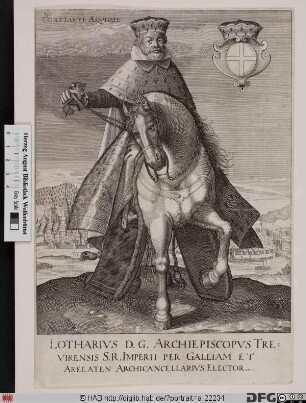Bildnis Lothar (von Metternich), 1599-1623 Kurfürst u. Erzbischof von Trier