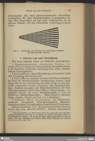 7. Schleier und seine Beseitigung