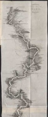 Tombleson's panoramic map of the Thames and Medway