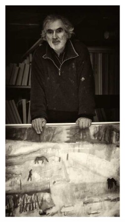 CARSTEN GILLE IN SEINEM ATELIER