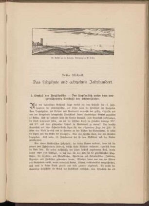 Dritter Abschnitt. Das siebzehnte und achtzehnte Jahrhundert.