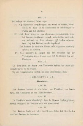 Hoofdstuk III. Bestuur