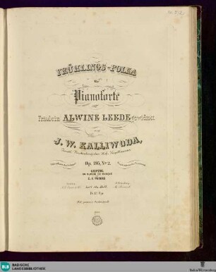 Frühlings-Polka : für Pianoforte; op. 195. No. 2