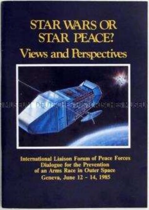 Zusammenstellung von Beiträgen zur US-amerikanischen Weltraumverteidigungsinitiative "SDI" (englisch) - Sachkonvolut