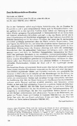 Zwei Bettkissenbühren-Einsätze
