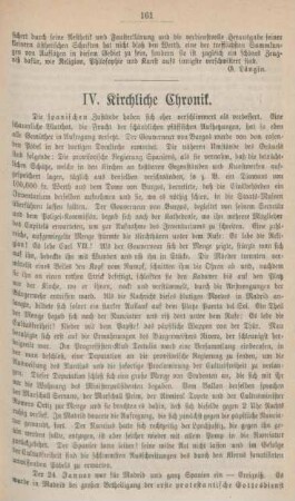 161-172 Kirchliche Chronik