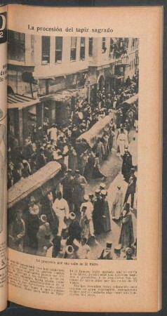 La procesión del tapiz sagrado