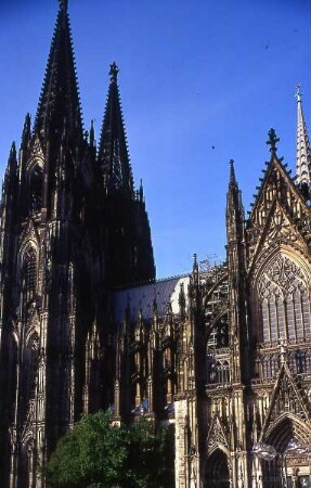 Köln - Domtürme : Der Dom in Köln, aufgenommen ca. 2001