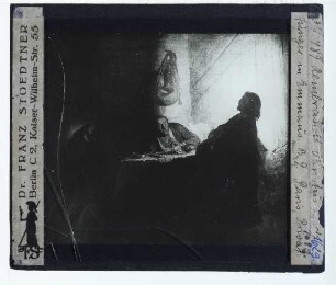 Rembrandt, Das Gastmahl in Emmaus (Paris MJ-A 409)