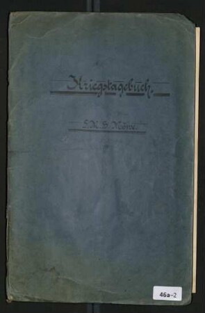 Kriegstagebuch der S.M.H. "Möwe", 01.11.1915 - 05.03.1916
