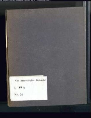 Gogerichtsregister Amt Blomberg