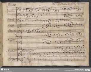 Giuseppe riconosciuto. Excerpts - Mus.3480-J-8,8 : S (2), orch, b