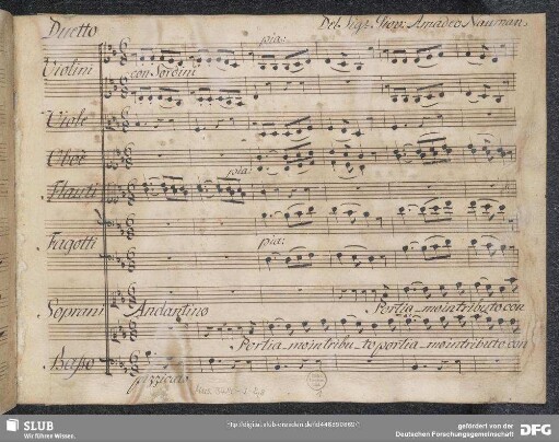 Giuseppe riconosciuto. Excerpts - Mus.3480-J-8,8 : S (2), orch, b