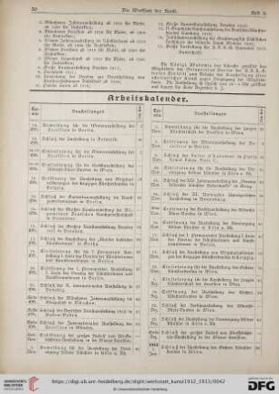 Arbeitskalender
