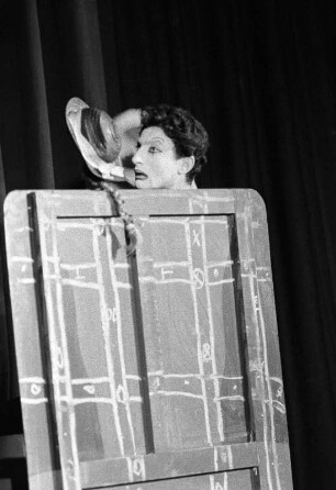 Pantomimenabend mit Samy Molcho. Berlin, 11.03.1961 (Beginn seiner Europa-Karriere)
