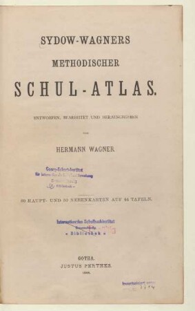 Sydow-Wagners methodischer Schul-Atlas