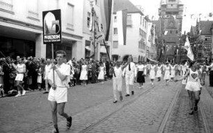 Freiburg: Festzug der Turner; Turnverein Pforzheim