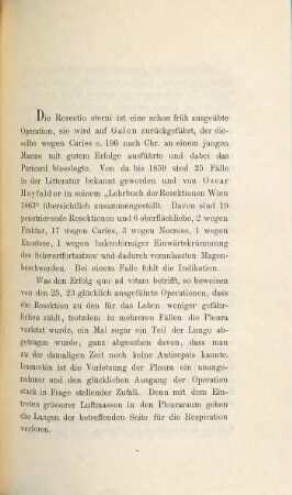 2 Fälle von Resection des Sternum : Inaug.-Diss.