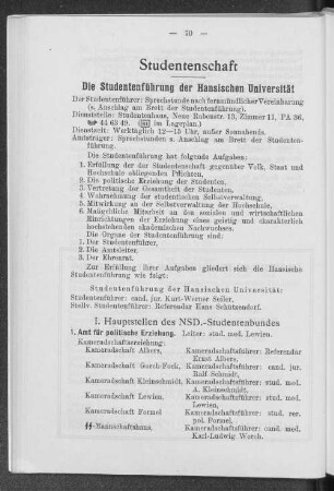 Studentenschaft