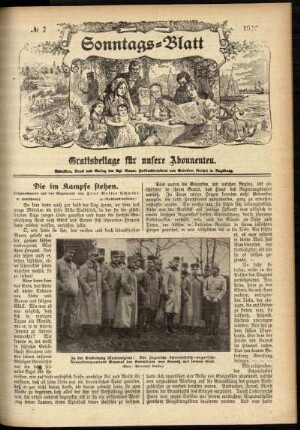Ausgabe vom Sonntag, den 13. Februar 1916.