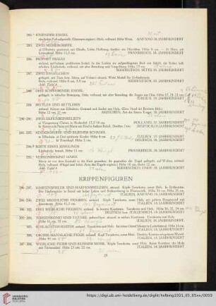 Krippenfiguren (Nr. 296-308