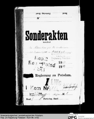 Kläranlage für die Landarmen- und Siechenanstalt Wittstock