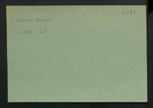Heller, Rudolf