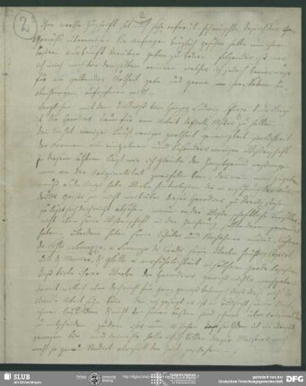 Eigenh. Brief von Kaspar Anton von Mastiaux an August Wilhelm von Schlegel, o.O., 1798