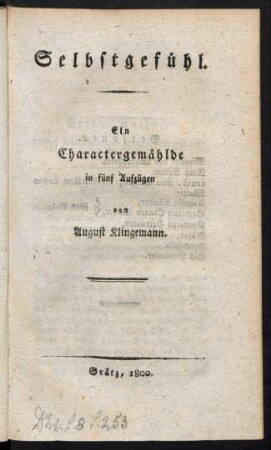 Selbstgefühl