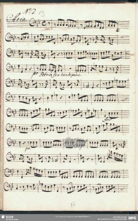 No. 3 Aria: Potria fra tante pene