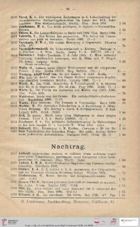 Nachtrag (Nr. 2627 - 2682)