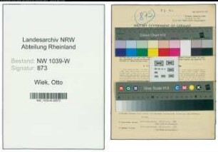 Entnazifizierung Otto Wiek , geb. 30.11.1904 (Feuerwehrmann)