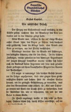 Der Capitan Fracasse : Roman von Theophil Gautier. Deutsch von A. Kretzschmar, 3