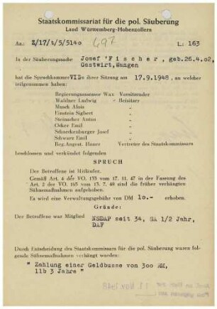 Fischer, Josef