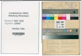Entnazifizierung Otto Henkel , geb. 02.09.1885 (Steiger)